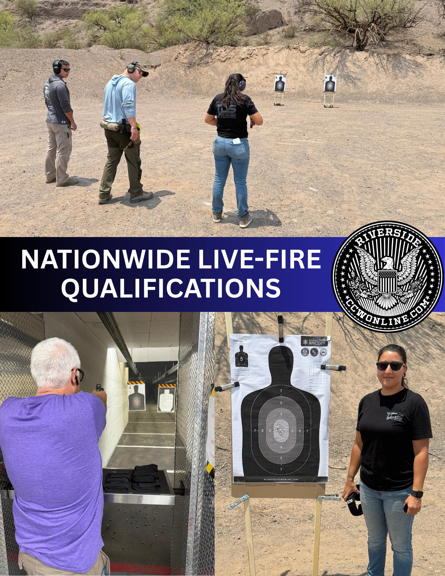 California CCW Live-Fire Qualifications Nationwide